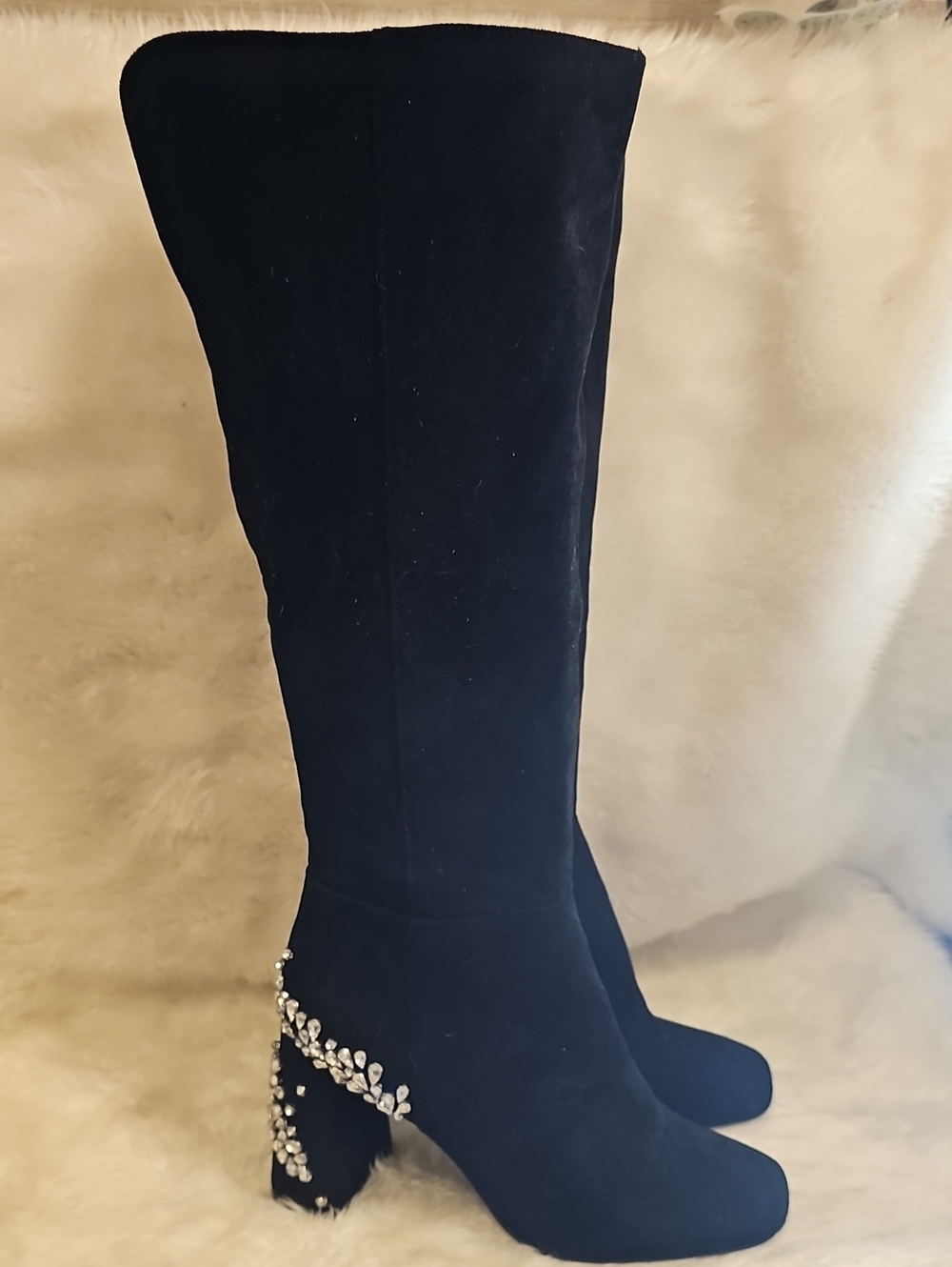 Charles by Charles David Tenacious Rhinestone Knee High Boots NWT